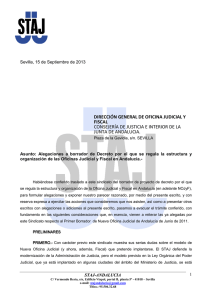 Alegaciones STAJ a borrador de Decreto NOJyF de Andalucía