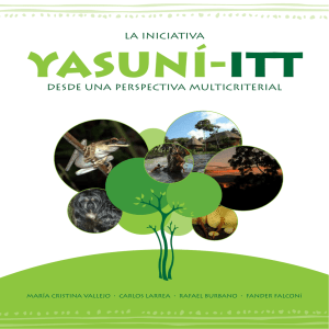 “La Iniciativa Yasuní-ITT desde una perspectiva multicriterial”