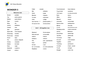 wonder 5 vocabulary