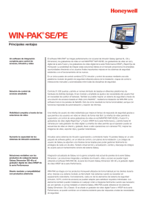 WIN-PAK SE/PE ® Principales ventajas