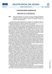 BOE en el Real Decreto 667/2015