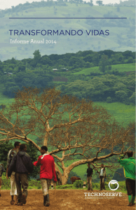 Transformando Vidas Informe Anual 2014