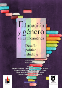 Siderac, Silvia (comp.), Educación y género en Latinoamérica. Desafío político ineludible, Universidad Nacional de La Pampa, Ediciones Amerindia