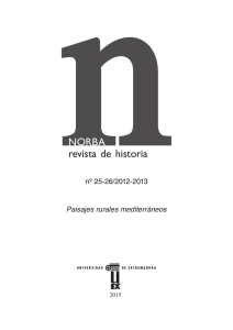 NORBA revista de historia nº 25-26/2012-2013 Paisajes rurales mediterráneos