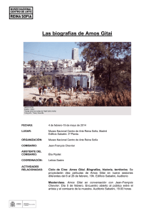Dossier Las biografías de Amos Gitai