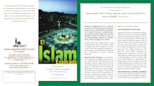 La palabra Islam viene de la raíz “salaam” que significa