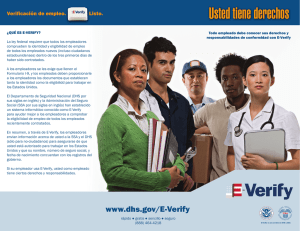 Employee Rights Under E-Verify Spanish [pdf]