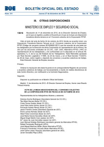 BOLETÍN OFICIAL DEL ESTADO MINISTERIO DE EMPLEO Y SEGURIDAD SOCIAL 15616