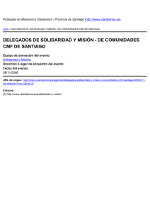 DELEGADOS DE SOLIDARIDAD Y MISIÓN - DE COMUNIDADES CMF DE SANTIAGO )