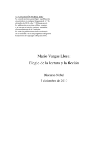 Discurso de Recepción del Premio Nobel de Literatura de 2010 ante la Academia Sueca en Estocolmo PDF