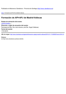 Formación de API+APJ de Madrid-Vallecas