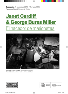 Folleto de Janet Cardiff & George Bures Miller