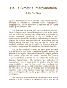 Cortazar Julio - De la Simetría Interplanetaria.PDF
