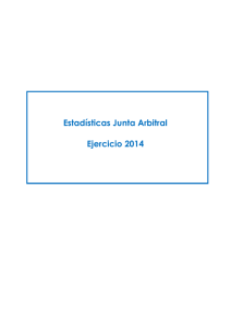 01.- Estadísticas JUNTA ARBITRAL 2014