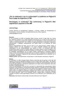 de Diego, Julia, Cuadernos de H Ideas, vol. 5, nº... Universidad Nacional de La Plata Facultad de Periodismo y Comunicación...