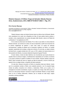 Mayorga, Elvis Huaman, Cuadernos de H Ideas, vol. 7, nº... Universidad Nacional de La Plata, Facultad de Periodismo y Comunicación...