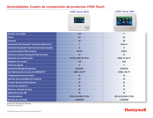 LYNX Touch Comparison Chart - Spanish