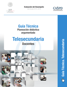 @ Telesecundaria Guía Técnica Técnica.