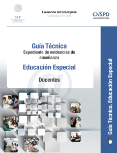 @ Guía Técnica Educación Especial Técnica.