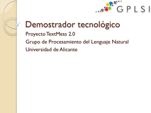 Demostrador textmess2.0-Alicante-2010-01-31