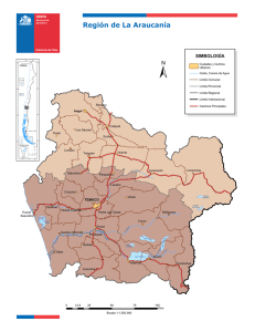 Región de La Araucanía SIMBOLOGÍA