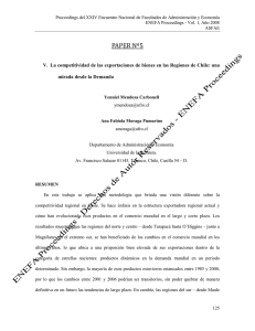 105 La competitividad de las exportaciones de bienes en las Regiones de Chile una mirada desde la Demanda 2008