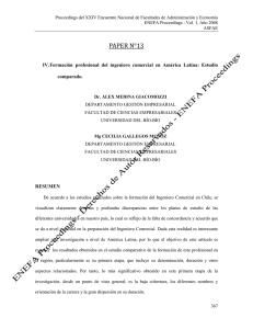 204 Formacion profesional del ingeniero comercial en America Latina Estudio comparado 2008