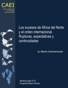 CAEI Los sucesos de África del Norte y el orden internacional.