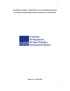 Documento de trabajo Res. CRA 509 de 2010