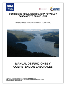 MANUAL DE FUNCIONES Y COMPETENCIAS LABORALES