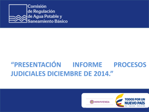 Descargar el informe Procesos Judiciales Diciembre 2014 Tipo de archivo: pdf Tamaño: 191.7 kB
