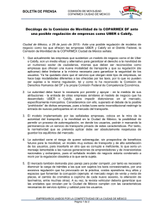20150626 Decálogo ante posible regulación UBER ó Cabify. .pdf