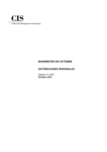  encuesta realizada en octubre de 2013 por el Centro de Investigaciones Sociológicas (CIS)