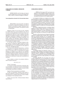 RESOLUTION of 3 June 2011, from the Andalusian Innovation and Development Agency: call for temporary aids of public guarantees to facilitate companies access to funding (Andalusian Government Official Journal: BOJA num. 112 of 09.06.2011).
