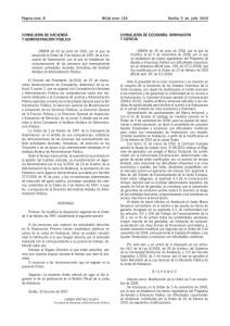 ORDER of 30 June 2010, amending Order of 5 November 2008 that establishes the regulatory bases of Andalusian Program of Aids for Firms in difficulty.