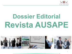 Dossier Editorial Revista AUSAPE 2015