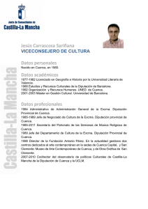 Jesús Carrascosa Sariñana Datos personales Datos académicos