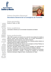 Paloma Heredero Navamuel Datos personales Datos académicos