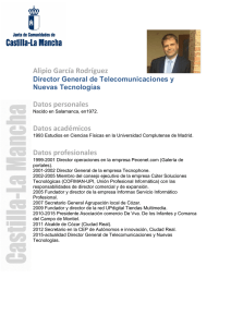 Alipio García Rodríguez Datos personales Datos académicos