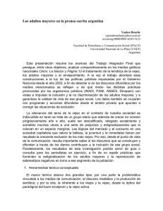 Los adultos mayores en la prensa escrita argentina