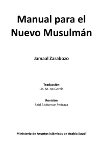 Manual para el Nuevo Musulmán Jamaal Zarabozo Traducción