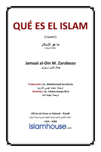 QUÉ ES EL ISLAM  Jamaal al-Din M. Zarabozo