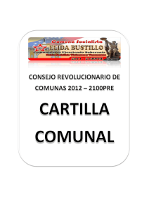 CARTILLA COMUNAL