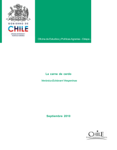 La carne de cerdo Septiembre 2010 Verónica Echávarri Vesperinas