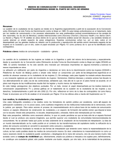 MEDIOS DE COMUNICACIÓN Y CIUDADANÍA: HEGEMONÍA Resumen