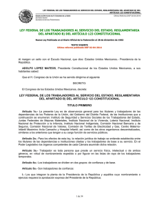 Ley Federal de los Trabajadores al Servicio del Estado 2 de abril de 2014