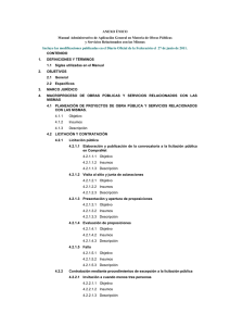 Anexo nico al Manual Administrativo de Aplicaci n General en materia de Obras P blicas y Servicios relacionados con las mismas. DOF. 27 de junio de 2011.