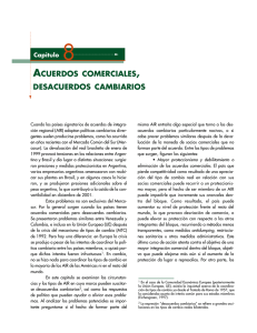 Cap tulo 8. Acuerdos comerciales , desacuerdos cambiarios