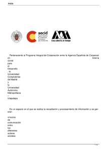    Perteneciente al Programa Integral de Cooperación entre la Agencia Española... ón