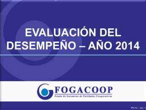 Evaluación de Desempeño de los funcionarios FOGACOOP